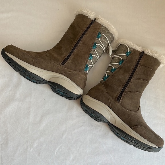 Merrell Jovilee winter boots Boulder/Sea Fog, W6 EUC very clean! - Picture 6 of 13